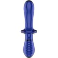 Miniatyrbild 4 av 6: Satisfyer - Double Crystal Dildo Blue