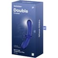 Miniatyrbild 6 av 6: Satisfyer - Double Crystal Dildo Blue