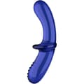 Miniatyrbild 1 av 6: Satisfyer - Double Crystal Dildo Blue
