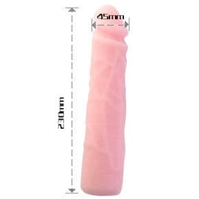 Baile - Realistic Skin Touch Silikone Dildo 23 Cm