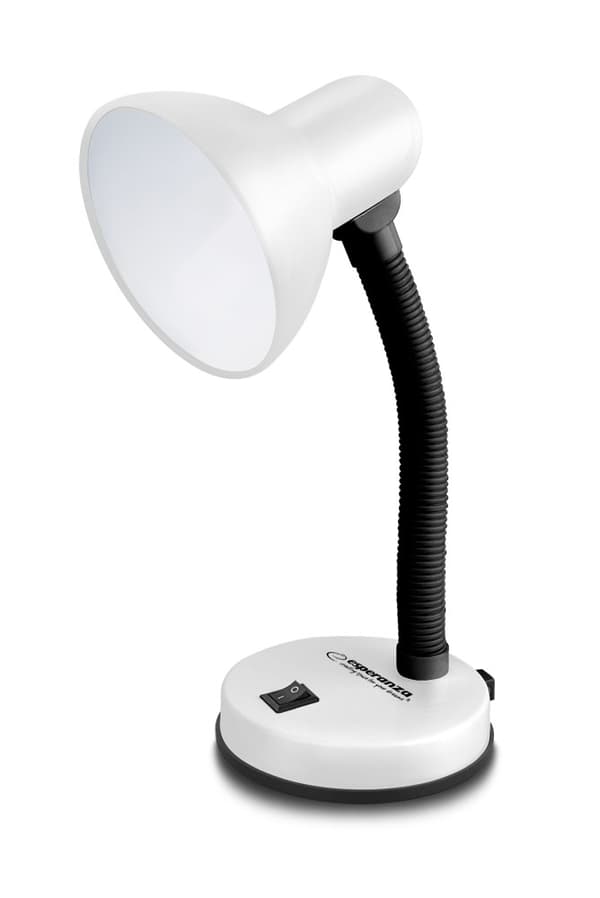 Esperanza Skrivebordslampe E27 Vega Hvit