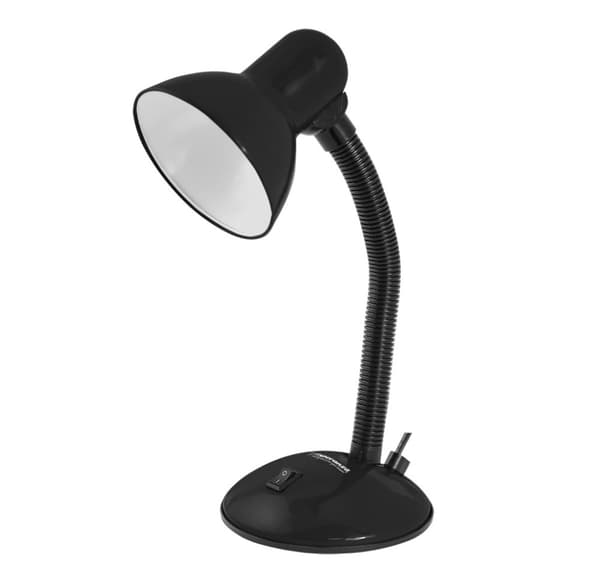 Esperanza Skrivebordslampe E27 Arcturus Sort