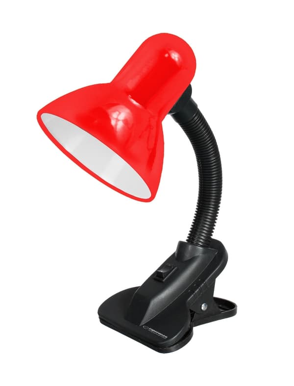 Esperanza Skrivebordslampe E27 Procyon Rød