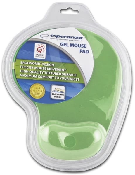 Esperanza Gel Mouse Pad Vihreä