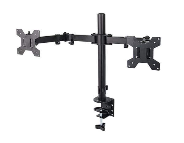 Esperanza Skrivebordsholder For 2Pc Dataskjermer 10"-27" Sylen
