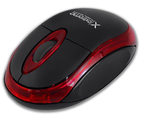 Extreme trådlös Bluetooth optisk mus 3D Cyngus Röd