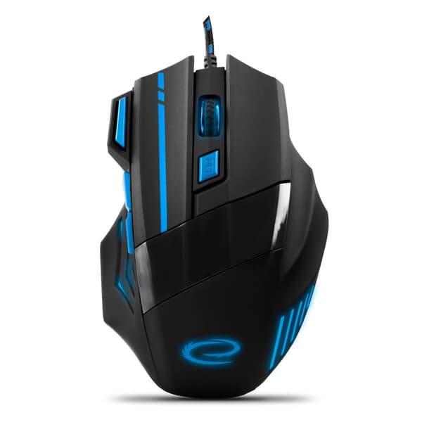 Esperanza trådbunden mus för spelare 7D Opt. Usb Mx201 Wolf Blue