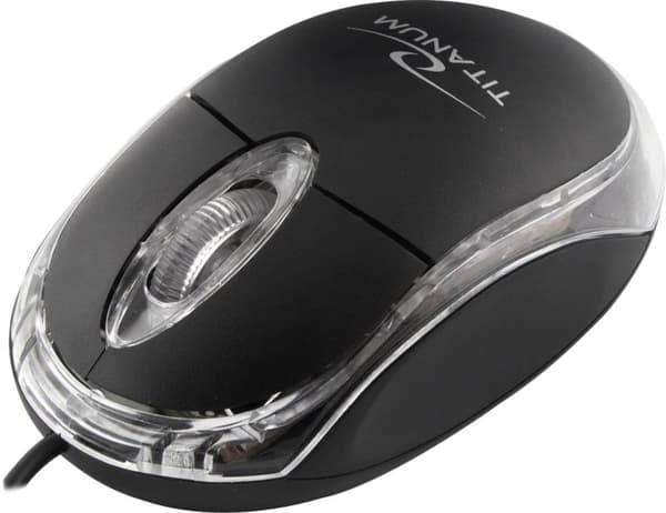Titanum Raptor 3D trådbunden optisk mus usb svart Svart