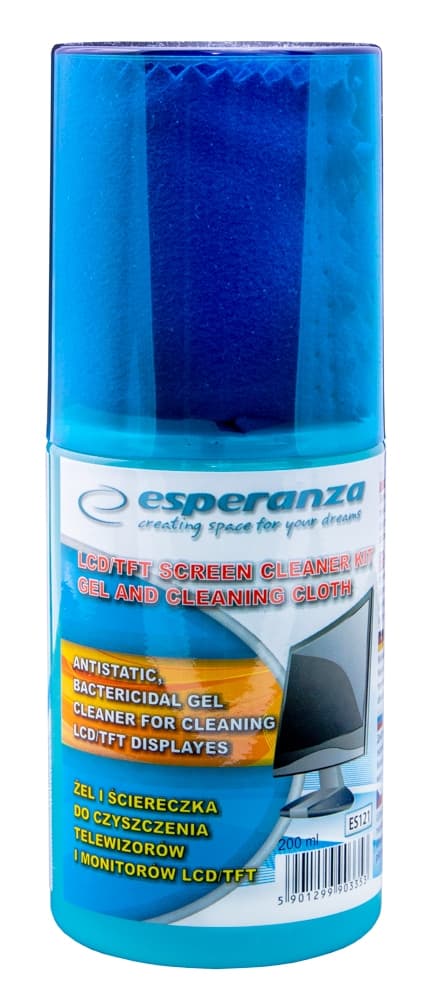 Esperanza Lcd/Tft rensegel med mikrofiberklud