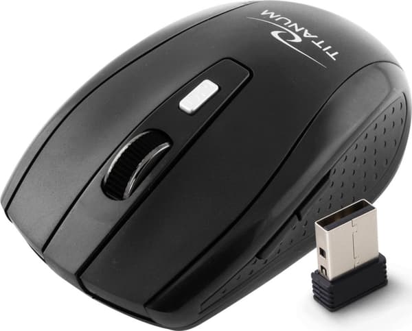 Titanum Trådløs 2.4Ghz Optisk Mus 6D Usb Snapper