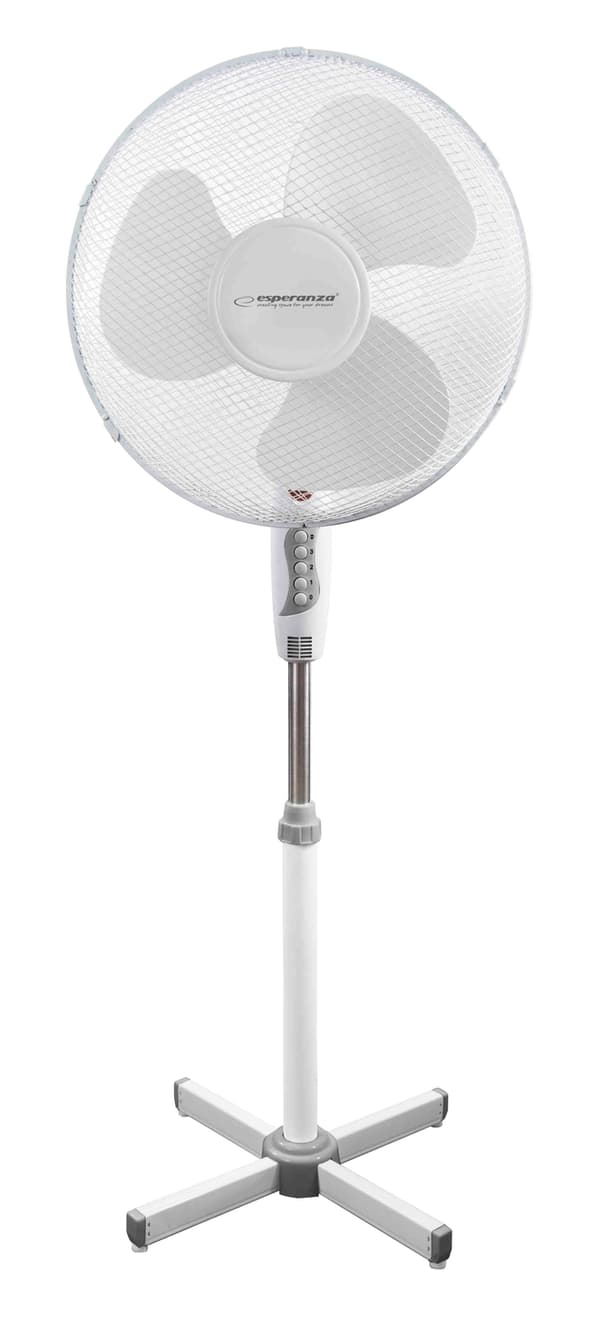 Esperanza Piedestal Køleventilator 16 Tommer Hurricane White