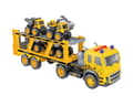 Miniatyrbillede 3 af 5: Junior Wheels Friction Trailer W. 4 Vehicles 1:12