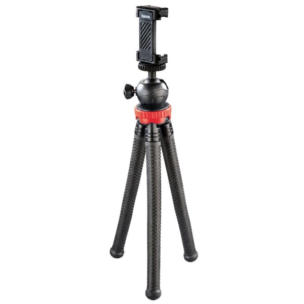 HAMA Pöytäteline Kamera, älypuhelin ja GoPro FlexPro 27 cm punainen