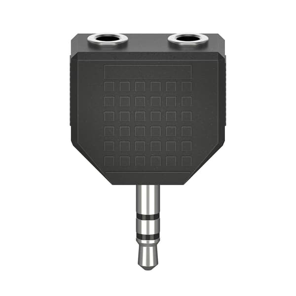 HAMA Adapter Audio 2x 3,5-kontakt til 3,5-plugg stereo