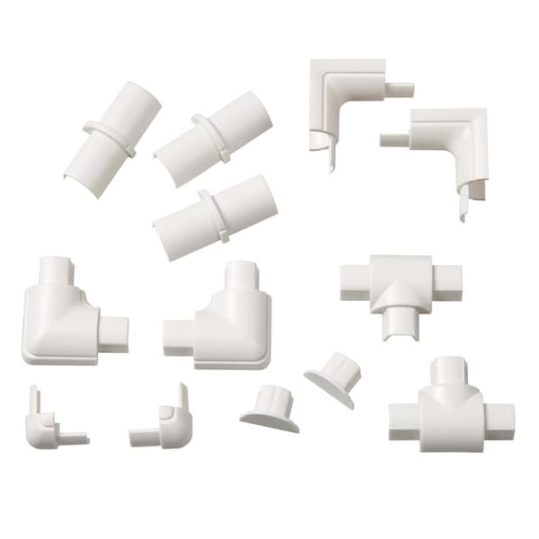 D-LINE Adaptersæt 16x8mm Hvid
