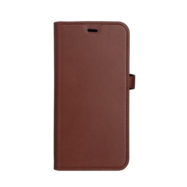 BUFFALO 2in1 Skinn 3 kort MagSerie iPhone 15 Plus Brun