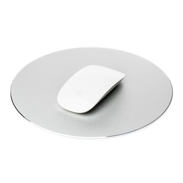 DESIRE2 Mouse Pad Premium alumiini pyöreä hopea