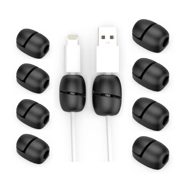DESIRE2 Deskmate Cable Nuggets Sort 10-pakning