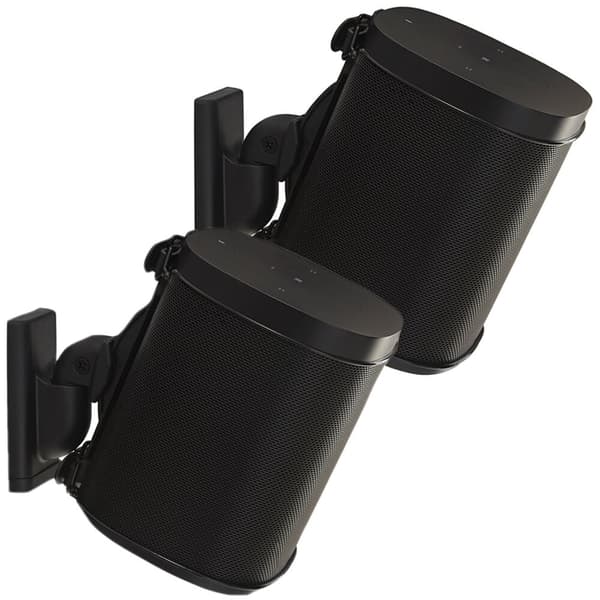 SANUS Veggfeste for Sonos One SL Play:1 Play:3 Par Svart