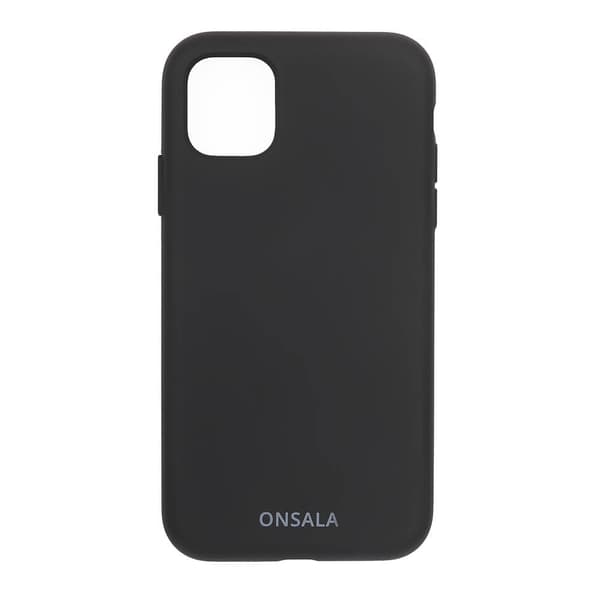 ONSALA Mobiltelefondeksel Silikon Svart iPhone 11 / XR
