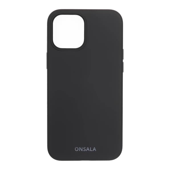 ONSALA Kännykän kuori Silikoni Musta iPhone 12 Pro Max
