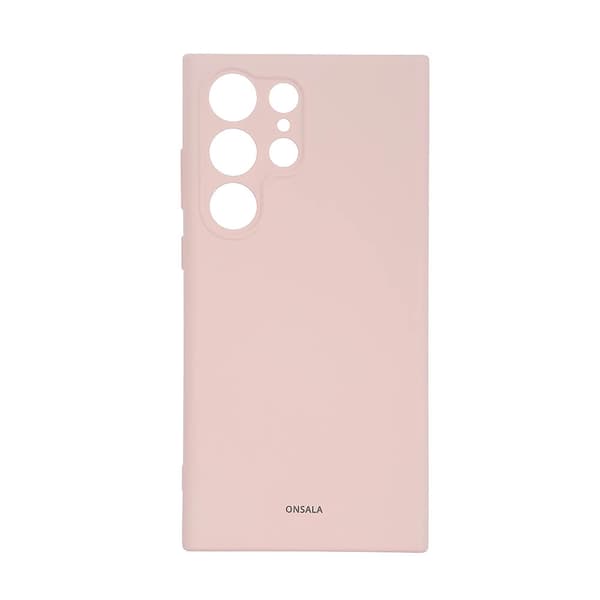 ONSALA Bakside Silikon Samsung S23 5G Ultra Chalk Pink