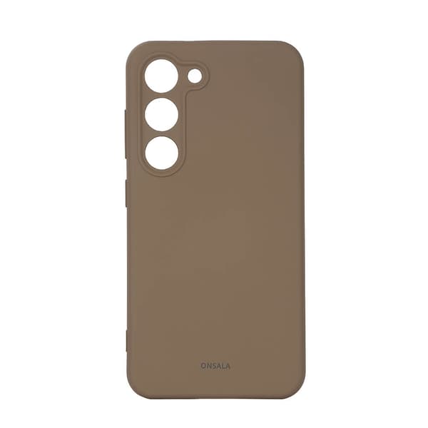 ONSALA Bakdeksel Silikon Samsung S23 5G Sommersand