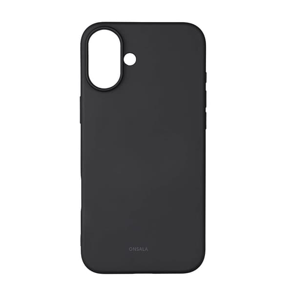 ONSALA Takaosa Sil Touch Kierrätetty MagSerie iPhone 16 Plus Black