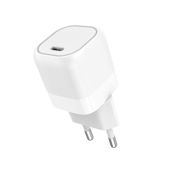 GEAR Lader 220V 1xUSB-C PD/PPS 25W Hvit