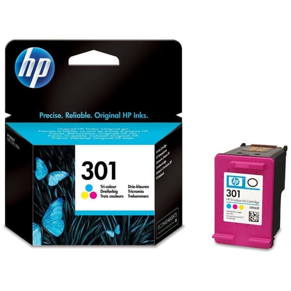 HP blæk CH562EE 301 trefarvet