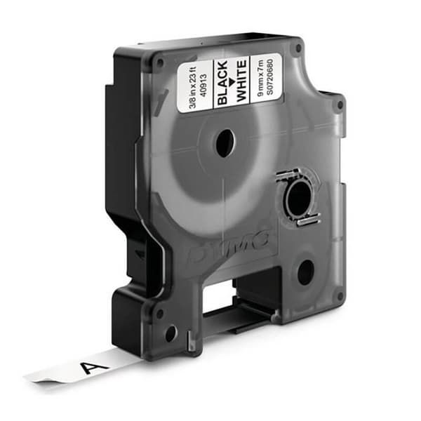 DYMO Ribbon S0720680 40913 9mm Sort på Hvit