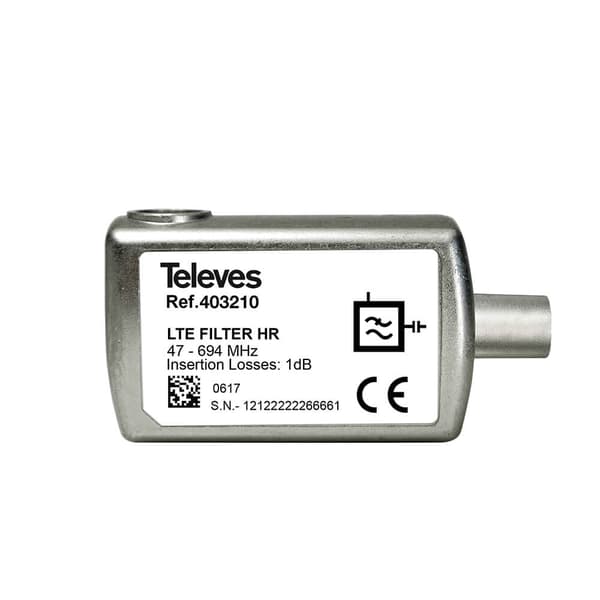 TELEVES Filter LTE-48/5G Indendørs brug