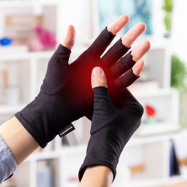 Gigt kompression handsker Arves InnovaGoods 2 enheder - S
