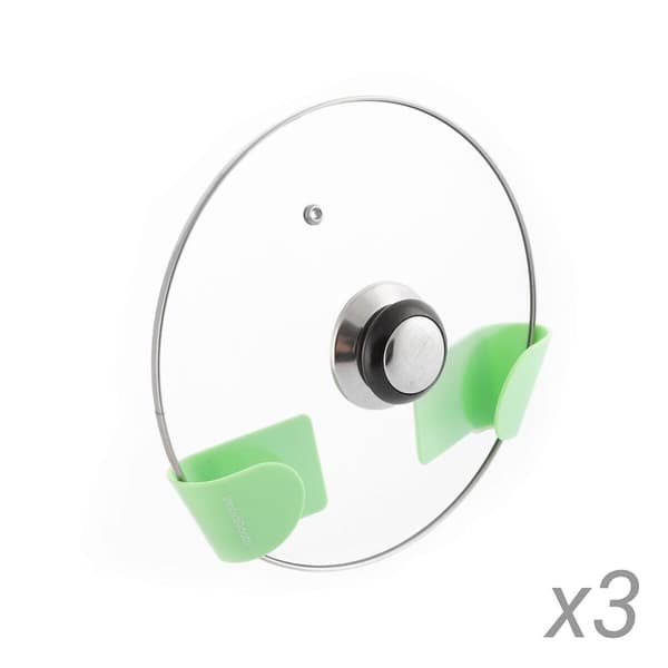 Sett med 3 limholdere for kasserollelokk Smarack InnovaGoods