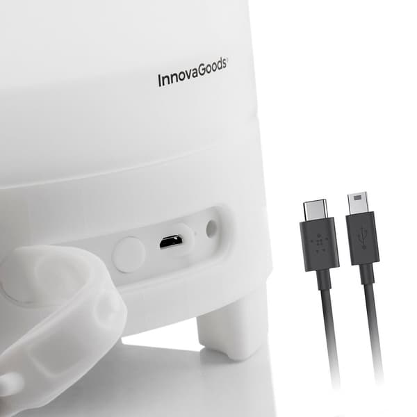 LED-kubus med genopladelig højtaler Sonice InnovaGoods