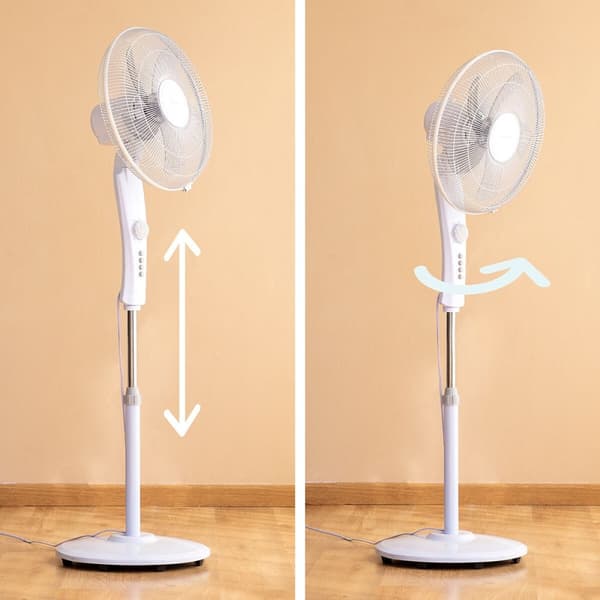 Fritstående ventilator InnovaGoods Freshinn Hvid 45 W