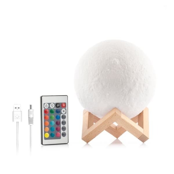 Oppladbar LED-Månelampe Moondy InnovaGoods