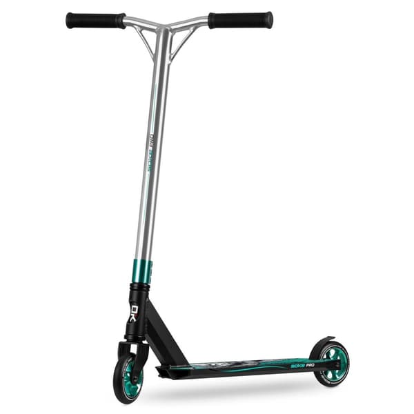 Professionell Trick Sparkcykel SOKE PRO Silver-Turkos