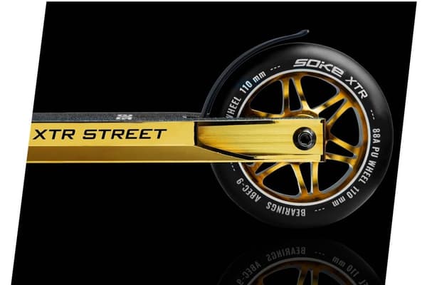 Guld Färgad SOKE XTR Street Trick Sparkcykel