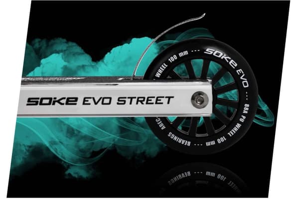 Triksscooter SOKE EVO Street Sølv