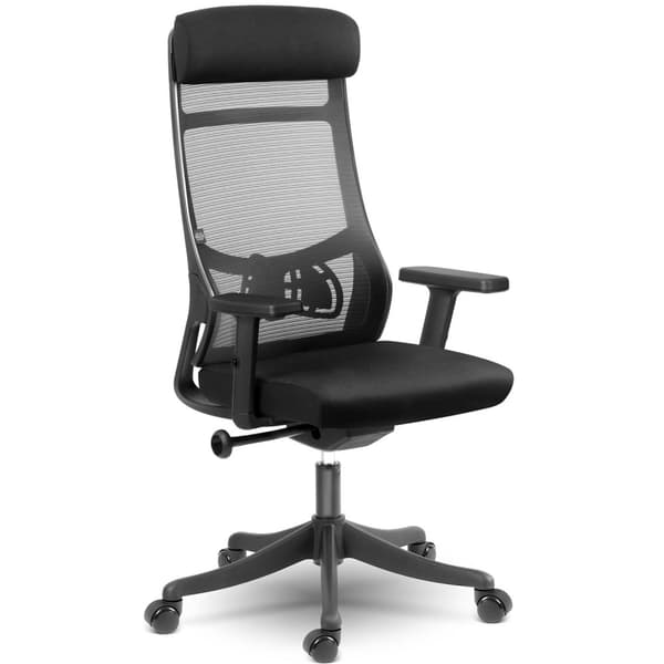 Ergonominen työtuoli mikroverkolla, Sofotel Brema, musta