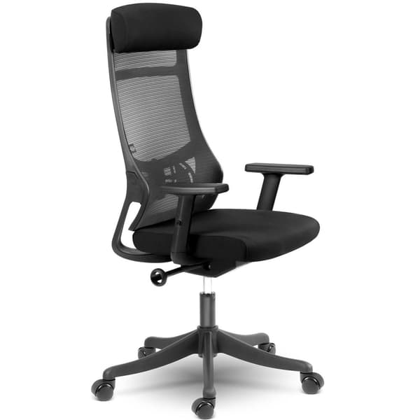 Ergonominen työtuoli mikroverkolla, Sofotel Brema, musta