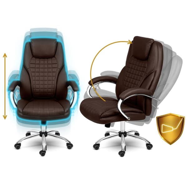 Ergonomisk kontorstol Sofotel Batory - Kastanjebrun