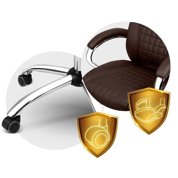 Ergonomisk kontorstol Sofotel Batory - Kastanjebrun