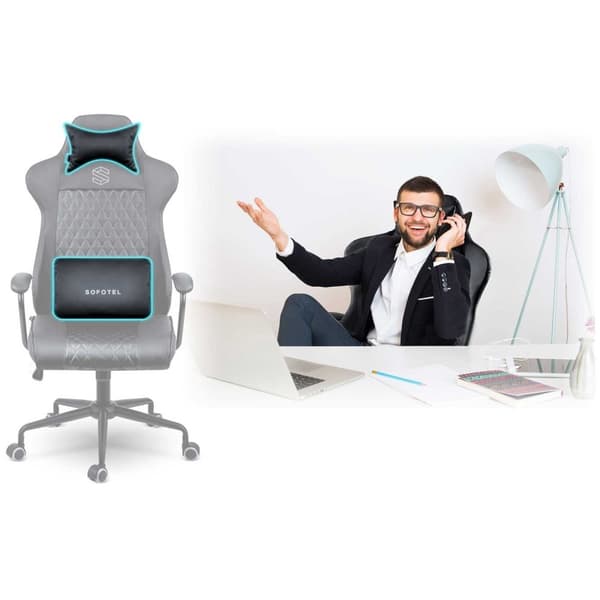 Ergonomisk kontorstol Sofotel Verona - Svart - Modell 2581
