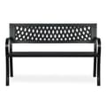 Miniatyrbilde 5 av 8: Hagebenk med ryggstøtte 125 x 77 x 49 cm - Sofotel Clover