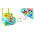 Miniatyrbillede 7 af 9: Turkis 2-i-1 Learn-Walk-vogn med musik RK-744 fra Ricokids