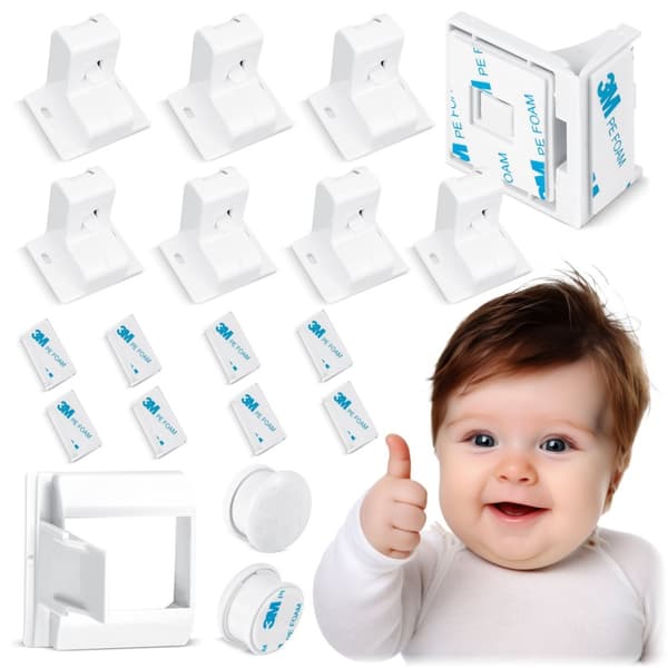 Magnetiskt skåpslås Ricokids 798010 - 8 st