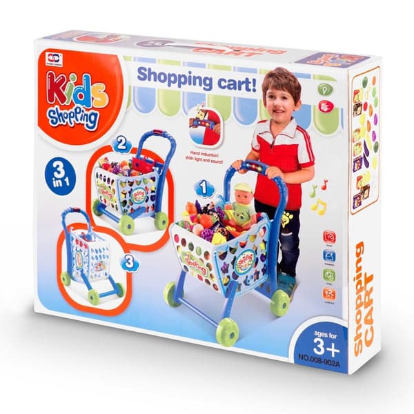 Ricokids Blå Shoppingvagn 773400