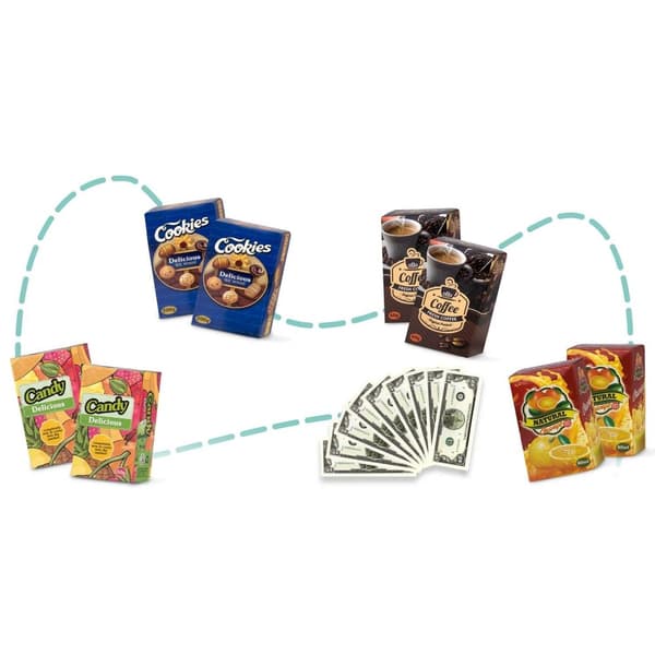 Ricokids Blå Shoppingvagn 773400